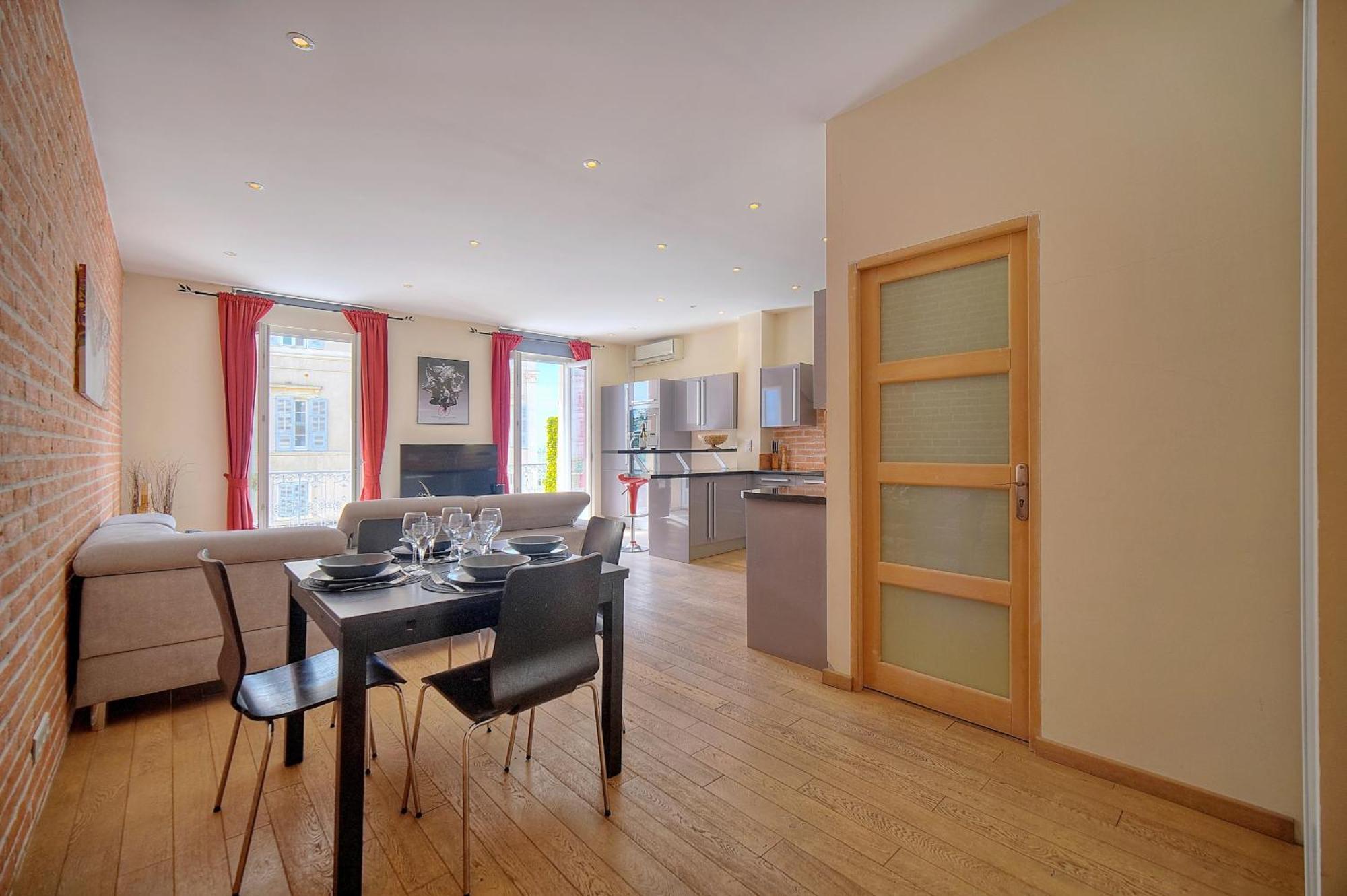 Moderne 3 Pieces Idealement Situe Centre De Cannes L! A2B22 Bagian luar foto